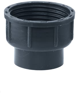 Akatherm - HDPE drainage Fitting met 2 aansluitingen Aansluitstuk 40X1.1/4