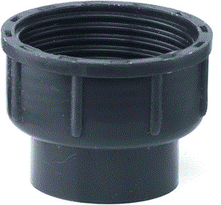Akatherm - HDPE drainage Fitting met 2 aansluitingen aansluitstuk 40x1.1/2