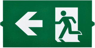Philips - Noodverlichting Noodverlichtingsarmatuur em155z slim wl exit sign le