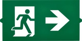 Philips - Noodverlichting Noodverlichtingsarmatuur em155z slim wl exit sign le