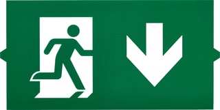 Philips - Noodverlichting Noodverlichtingsarmatuur em155z slim wl exit sign le
