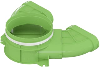 Duco - DucoFlex Verloop luchtkanaal d160 > 2x ovaal