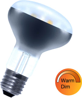 Bailey - LED-lamp Fil R80 E27 8W Warmdim