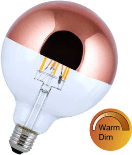 Bailey - LED-lamp fil g125 e14 ks warmdim