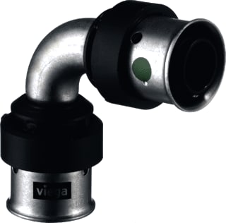 Viega - Smartpress 6716 Fitting met 2 aansluitingen Smpr Bocht90 Rvs 16