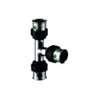 Viega - Smartpress 6718 Fitting met 3 aansluitingen Smpr T-St Rvs 25X16X25