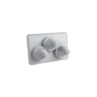 Geyer - Invoerplaat sparing kast/lessenaar dispo invoerpl 3x 14-54mm