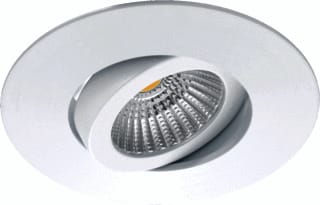 Fosnova - Ispot 1 Downlight/spot/schijnwerper Wit 67310 12W 3000K
