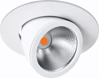 Fosnova - Luthor Medium Downlight/spot/schijnwerper Luth Med Wit 28W 2700K