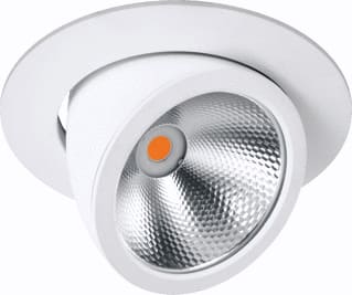 Fosnova - Luthor Big Downlight/spot/schijnwerper Luth Wit 53W 4000K