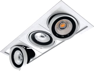 Fosnova - Shop 3 Downlight/spot/schijnwerper igbt wit 60w 3000k