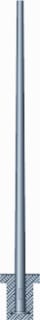 BEGA - Lichtmast zonder armatuur Lichtmast 70914 Gelakt