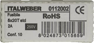 Remeha - Toeb./onderd. gasgestookte cv-ketel Glaszekering 2A Tr. Se10