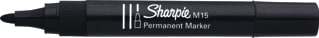 Sharpie - M15 Merkstift/-krijt Perm Marker Zw Ds12
