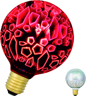 Bailey - BaiSpecial Deco Magic 3D LED-lamp magic3d e27 4,5w shard rd