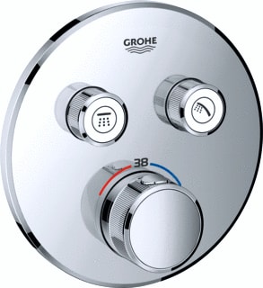 Grohe - Grohtherm SmartControl Inbouwmengkraan Therm Smartc Opbdl T M/O