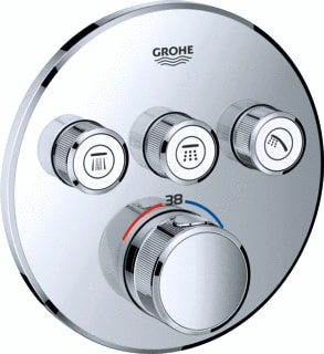 Grohe - Grohtherm SmartControl Inbouwmengkraan Therm Smartc Opbdl T M/O