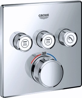 Grohe - Grohtherm SmartControl Inbouwmengkraan Therm Smartc Opbd M/O 4K