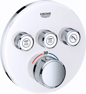 Grohe - Grohtherm SmartControl Inbouwmengkraan Therm Smartc Opbd M/O Gls