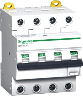 Schneider Electric - Acti 9 Vigi iC60 Aardlekautomaat Acti9 Ec60 4P 16A 30Ma 6Ka