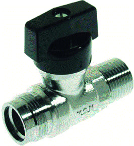 VSH - A1109 Gaskraan Gaskomf Kogelkr 1/2"Recht
