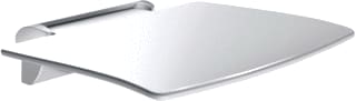 Delabie - Be-Line Douchezitting Opkl Alu Wit