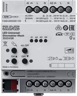 Jung - Dimactor bussysteem Knx 4-V 230V