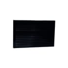 Nedco - Overstroomrooster Alu Deurroostr 545X345 Zw