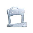 Etac - Toebeh./onderd. douche-/toiletstoel rugleuning blauw