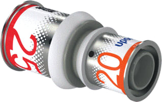 Uponor - S-Press PLUS Fitting met 2 aansluitingen Sprss+ Kpplng Ppsu 25-20