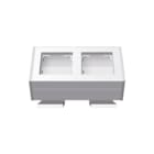 Gira - Profiel 55 Hoek/Voet Opbouwbak inbouwschakelmateriaal Profl Bevesthk 2V Zwg P55