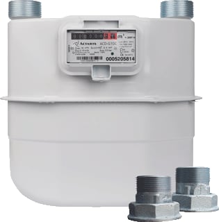 Itron - G Gas verbruiksmeter g10 gasmeter 1 1/4 16m3