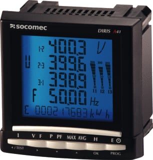 Socomec - DIRIS A41 Multifunctionele paneelmeter a41 12-48 vdc