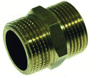 VSH - Draad D1103 Fitting met 2 aansluitingen Dubbele Nippel 1 1/2"