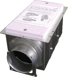Zehnder - ComfoTube Vent.adapter (roosteraansl.plenum) Roosterbox Cld-K 90K