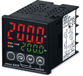 Omron - Temp & Process E5CS-V Temperatuurmeetrelais Temprel E5Cbq1Pdacdc24