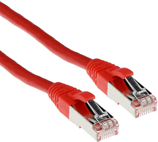 Intronics - Patchkabel twisted pair Cat6A S/Ftp Pim Rood 1M
