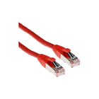 Intronics - Patchkabel twisted pair Cat6A S/Ftp Pim Rood 1M