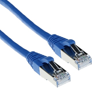 Intronics - Patchkabel twisted pair Cat6A S/Ftp Pim Blauw 1M