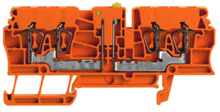 Weidmüller - Scheidingsrijgklem ZTR 2.5/4AN OR