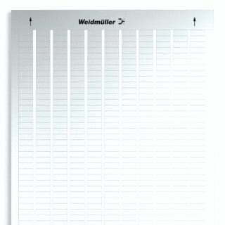 Weidmüller - Tekststrookblad LM MT300 15/6 SI