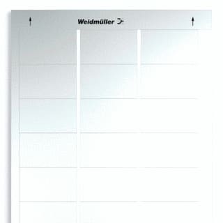 Weidmüller - Tekststrookblad 1686430001