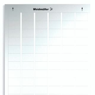 Weidmüller - Tekststrookblad LM MT300 30/20 SI