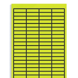 Weidmüller - Tekststrookblad PAGETAB 38/11