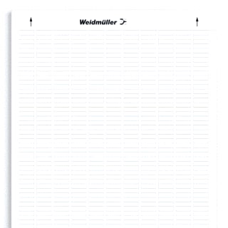 Weidmüller - Tekststrookblad 1724141044