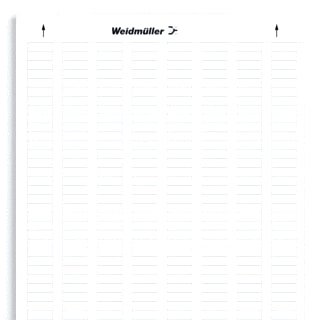 Weidmüller - Tekststrookblad 1749321044