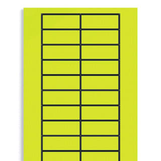 Weidmüller - Tekststrookblad PAGETAB 56/22