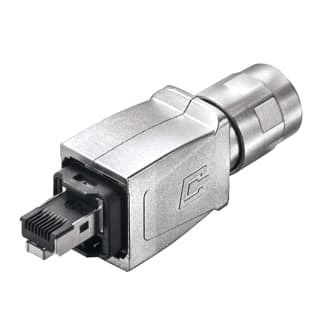 Weidmüller - Modulaire connector Ie-Rj45 8 Cat5 Zilv