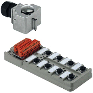 Weidmüller - Pass. sensor-/actor verd. (z.kabel) 1740193000