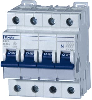 Doepke - Installatieautomaat Inst.Aut 10Ka 32A C 3P+N